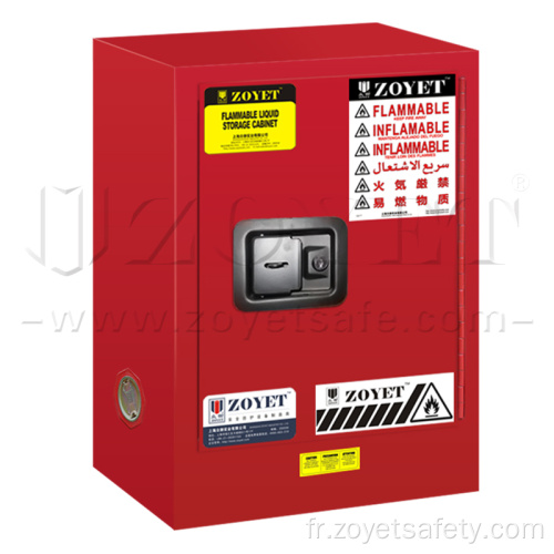 Armoire de stockage de produits chimiques combustibles utilisée en laboratoire